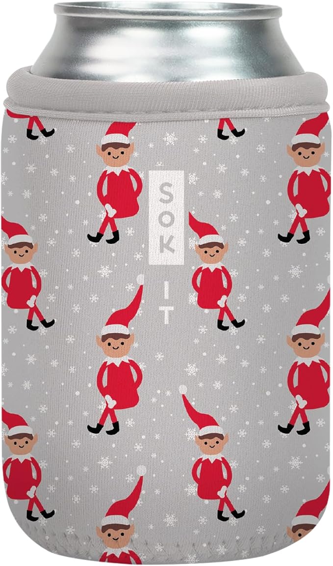Sok It CanSok Sleeve for Beer & Soda Insulated Neoprene Cover (Shelf Life, 12oz Can Sleeve)