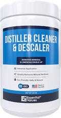 Essential Values Distiller Cleaner Descaler - 2 LBS Water Distiller Cleaner - Citric Acid for Cleaning Powder for Distilling Machines, Kettles - Remove Limescale & Mineral Buildup