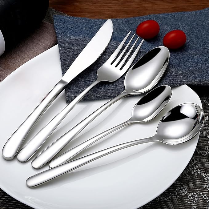 Demitasse Espresso Spoons, 304 Stainless Steel Mini Coffee Spoons for Dessert, Coffee, Tea, 4.7 Inch, 6 pcs Set