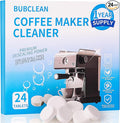 Coffee Maker Cleaner, Coffee Machine Descaler Tablets, 24 Count, Compatible with Multi Coffe Maker, Removes Dirt Limescale for Drip Coffe and Espresso Machines