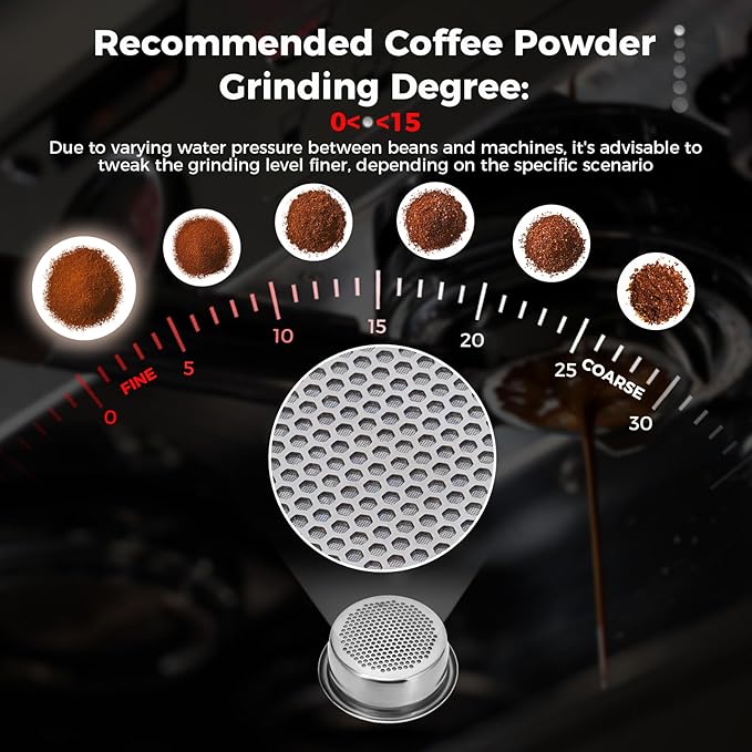 IKAPE 54mm Bottomless Naked Portafilter, Suitable for 54mm Breville Barista Series BES870/880 Machine & Solis Barista Machines (Included 18g Capacity Filter Basket)