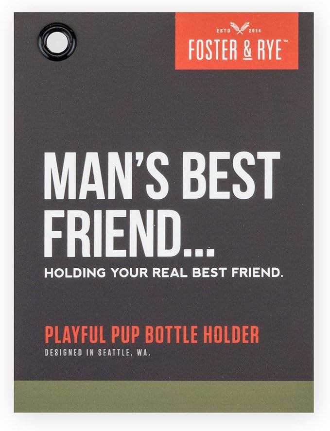 True Lab Playful Pup Bottle Holder for Kitchen Table, Wine Rack Countertop, Tabletop Wine Rack, Wine Bottle Holder Decorative, Wine Decor, Set of 1