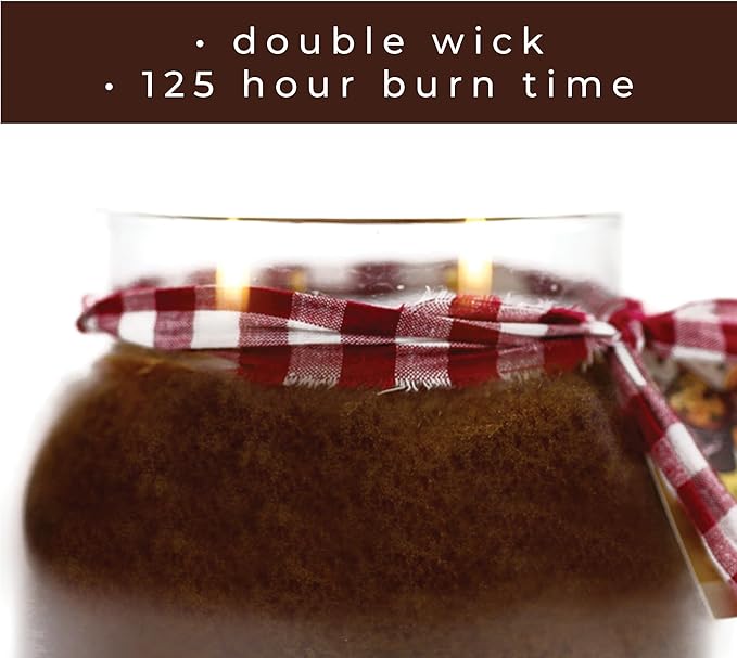 A Cheerful Giver - Maple Syrup Pancakes Mama Scented Glass Jar Candle (22oz) with Lid & True to Life Fragrance Made in USA