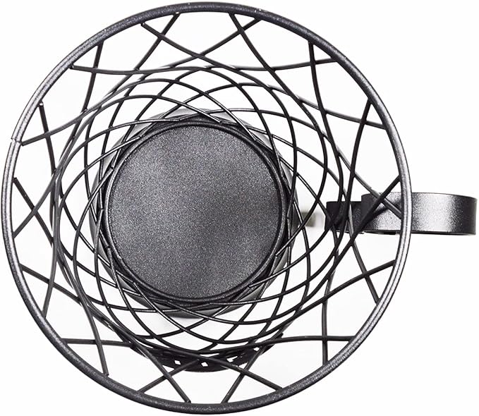 Coffee Pod Holder Mug Shape Multi Use K Cup Holder Coffee Station organizer Storage Wire Basket Food Storage for Counter Coffee Bar Black