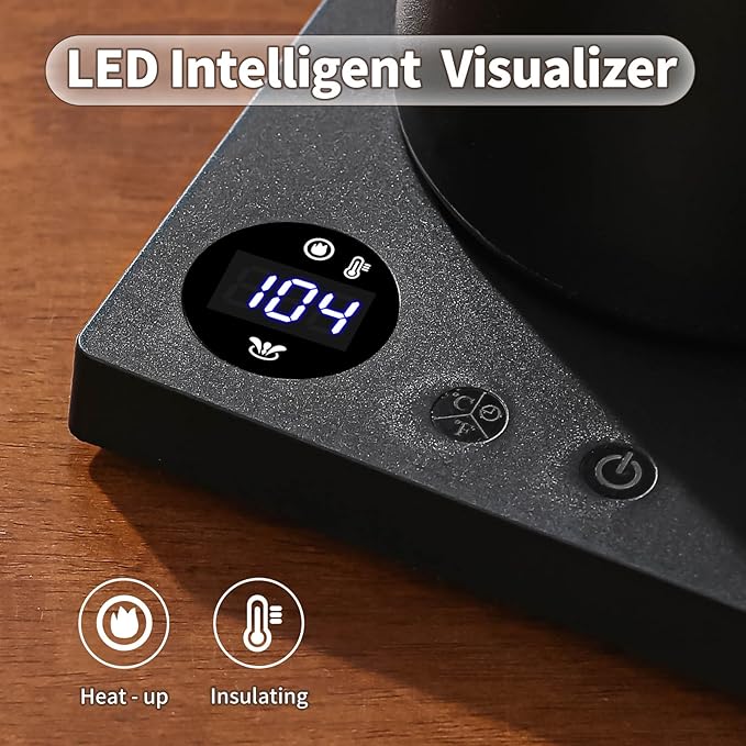 Water Kettle Electric,Gooseneck Electric Kettle with 50pcs Coffee Filter,±1℉ Temperature Control, Fast Heating, Stainless Steel Interior, Ideal for Precise Pour-Over Coffee and Tea