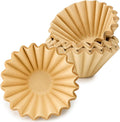 Segarty 1-4 Cup Paper Coffee Filters Disposable, 100 Count 7.2in Unbleached Natural Brown Basket Coffee Filter Liners Ideal for Pour Over Maker Coffee Brewer Dripper Machine for Home Office, Cafeteria