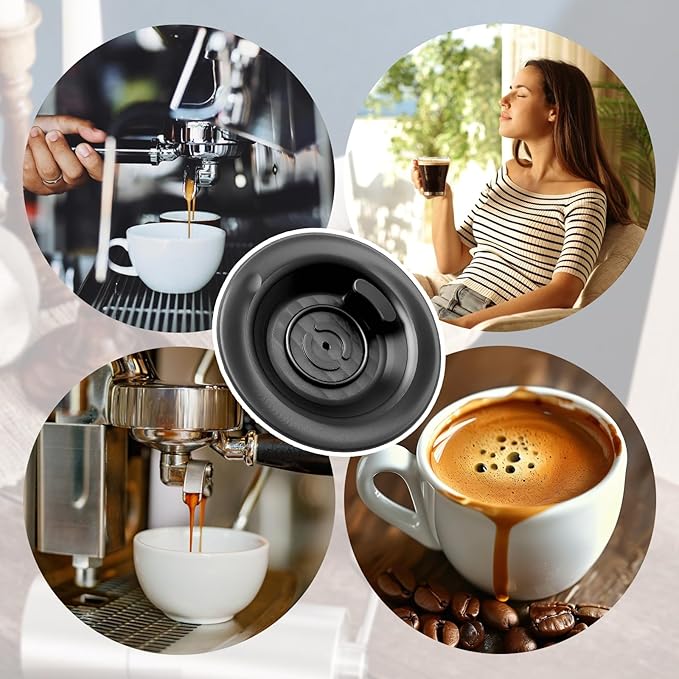3 Pack Espresso Backflush Cleaning Disc for Brevilles Machine - 54mm Professional Silicone Blind Filter, Espresso Machine Cleaner Disc for Brevilles Machines BES870XL BES878BSS BES880 BES840XL & More
