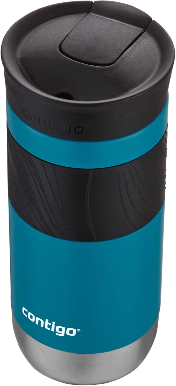 Contigo Byron 2.0 Stainless Steel Travel Mug with SNAPSEAL Lid 16oz. 2 Pack Sake/Juniper