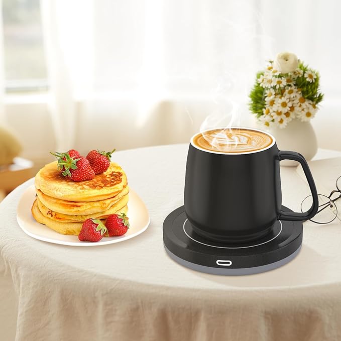 Smart Coffee Mug Warmer Candle Warmer Plate Safely Releases Scents Without a Flame Used as Candle Jar Warmer, Mug Warmer Cup Warmer Tea Warmer Desk Home Office