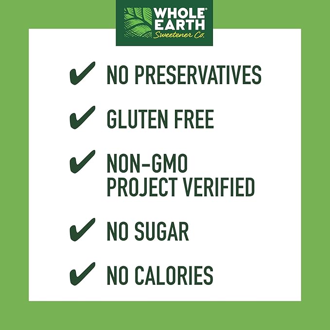 Whole Earth Sweetener Co. Stevia & Monk Fruit Sweetener, Erythritol Sweetener, Stevia Packets, Sugar Substitute, Natural Sweetener, 80 Count (Pack of 12), Packaging may vary
