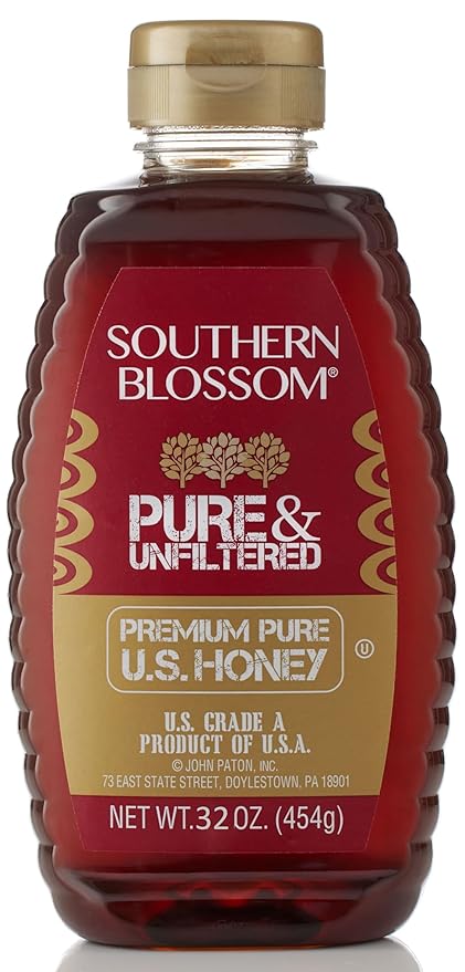 Southern Blossom Pure & Unfiltered Premium Pure U.S. Honey, 32 oz