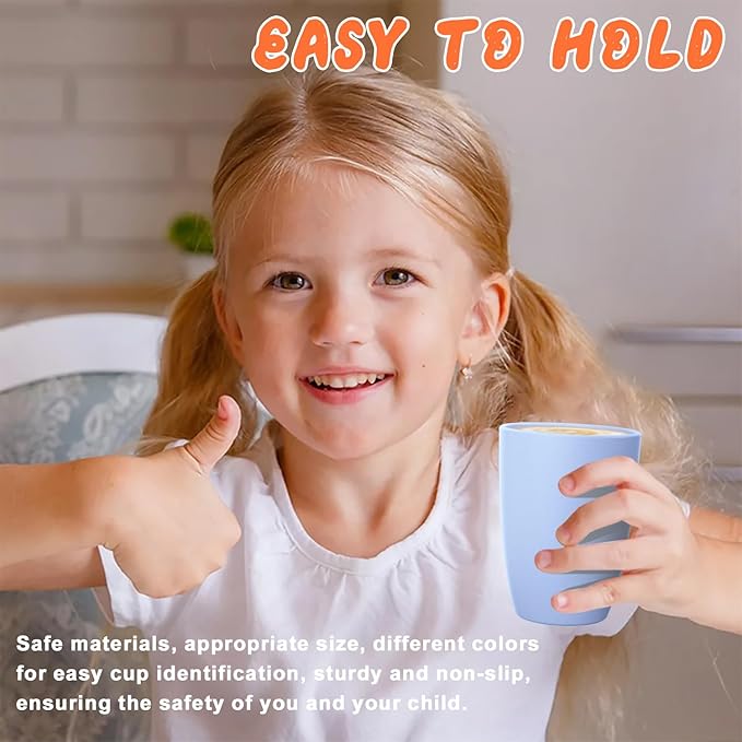 Homienly Wheat Straw Cups, Alternatives to Plastic Cups Reusable Set of 6, Unbreakable Drinking Cup Water Tumblers for Kitchen,Camping, Party, Dishwasher Safe Drinking Glasses Set(12 OZ, Colorful)