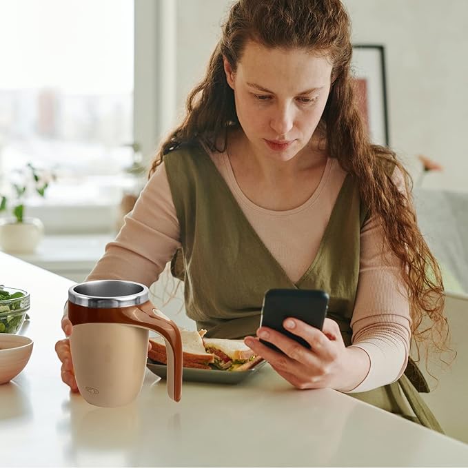 Self Stirring Mug,Rechargeable automatic magnetic Self stirring coffee mug,Rotating Home Office Travel Mixing Cup,To Stir Coffee, Chocolate, Milk, Protein,Cocoa Etc, Great For Office, School, Gym…