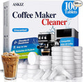 100 Pack Coffee Machine Cleaner Descaler Tablets,Coffee Maker Cleaner for Keurig, Ninja, Breville, Delonghi, Nespresso, Miele,Espresso Machine Cleaning Tabs,Descaling Solution for Coffee Pot Maker