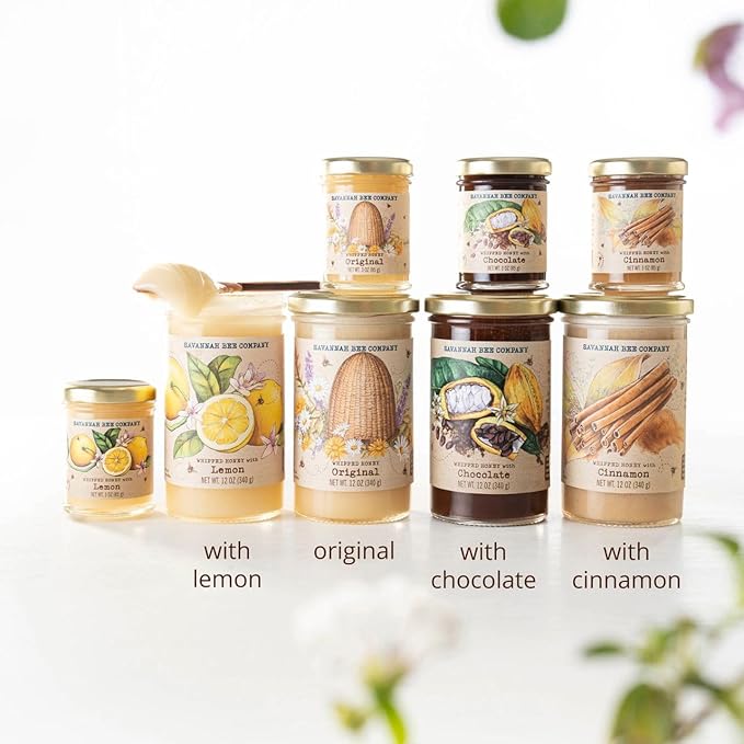 Savannah Bee Company Whipped Honey - All Natural Spreadable Honey (3 Ounce (Pack of 1), Original)