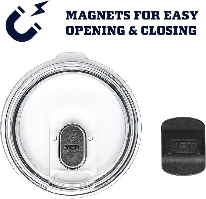 YETI Rambler 10 oz Stackable Lowball 2.0, Vacuum Insulated, Stainless Steel with MagSlider Lid, Black