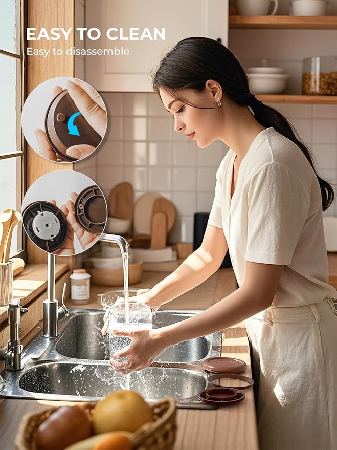 Glass Coffee Container - 900ml x 2 Pop Top Coffee Storage Airtight Canister, Large Ground Coffee Containers Coffee Jars with Lids