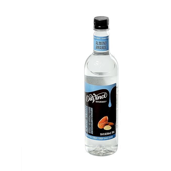 DaVinci Gourmet Sugar-Free Almond Syrup, 25.4 Fluid Ounces (Pack of 4)
