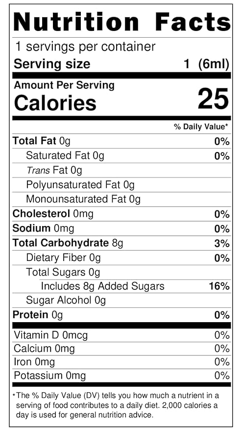 Single Serving Caramel Syrup Packets for Coffee and Cocktails - 6mL Each, 30 Count - Bag of Syrups by Infused Pours (6mL, Caramel)