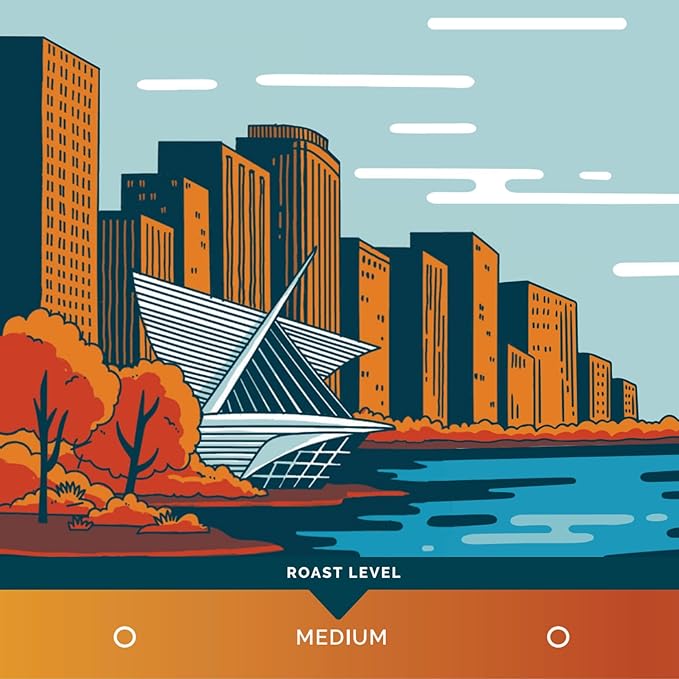 Stone Creek Coffee Medium Roast Ground Coffee – 2 LB (Pack of 1) – Specialty Smooth and Sweet Fresh Roasted Coffee Beans with Fruity/Chocolate Tasting Notes, Cream City