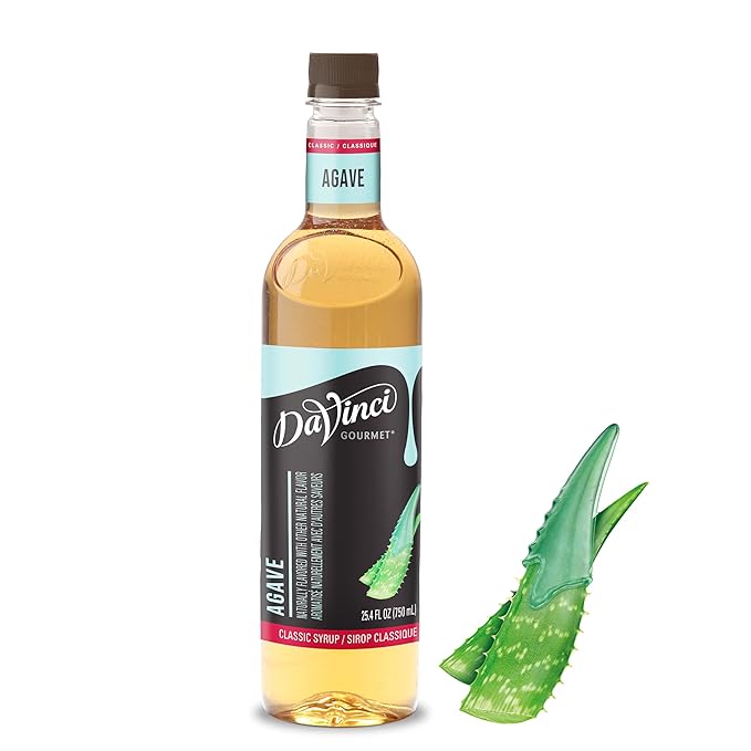 DaVinci Gourmet Natural Agave Syrup, 25.4 Fluid Ounces (Pack of 1)