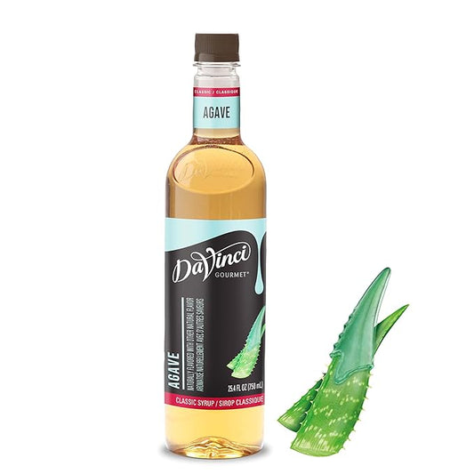 DaVinci Gourmet Natural Agave Syrup, 25.4 Fluid Ounces (Pack of 1)