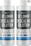 Essential Values Descaling Solution Compatible with De Longhi - Coffee Descaler - Coffee Maker Cleaner - Kettle, Espresso Machine Cleaning - 12 Month Supply 2-Pack