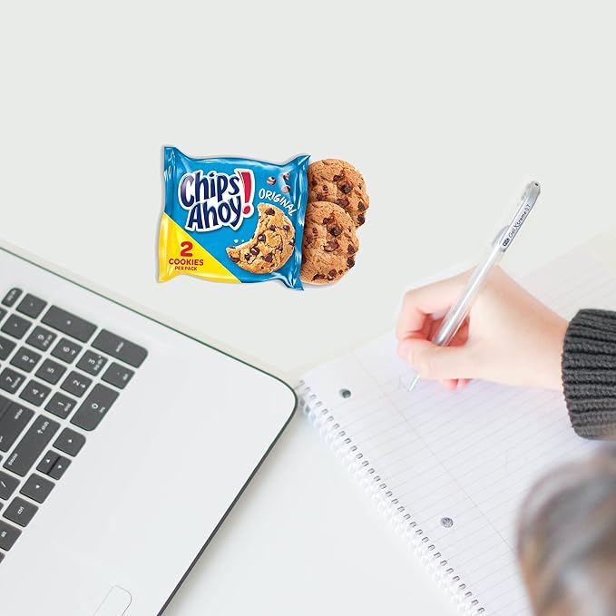CHIPS AHOY! Original Chocolate Chip Cookies, 18 Snack Packs (2 cookies per pack)
