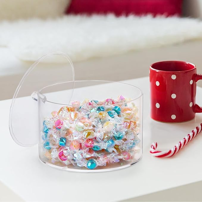 Peohud Coffee Filter Holder, Acrylic Coffee Pod Holder with Lid, Reusable Coffee Filter Storage Container, Stylish Coffee Filter Dispenser for Coffee Bar, Kitchen Countertop