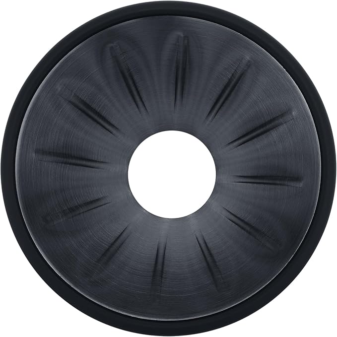 Normcore 2-in-1 Pour Over Coffee Dripper, Brews 1-2 Cups Coffee Brewer, Use V60 and Wave Filter Paper Brewer, Titanium Coated 304 Stainless Steel, Black