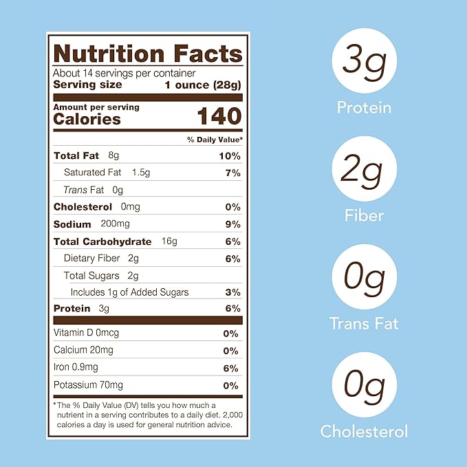 FERIDIES Honey Cheddar 5 o'Clock Crunch - 14oz Can (Pack of 4)