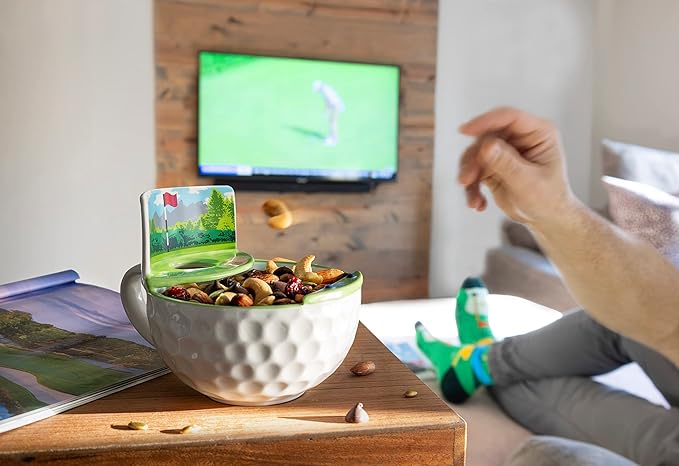 MAX'IS Creations The Golf Mug with a Green, Unique Funny Golf Gifts for Men Women Gift for Golfers Dad Mom Accessories, Novelty Ceramic Funny Coffee Mug,16oz