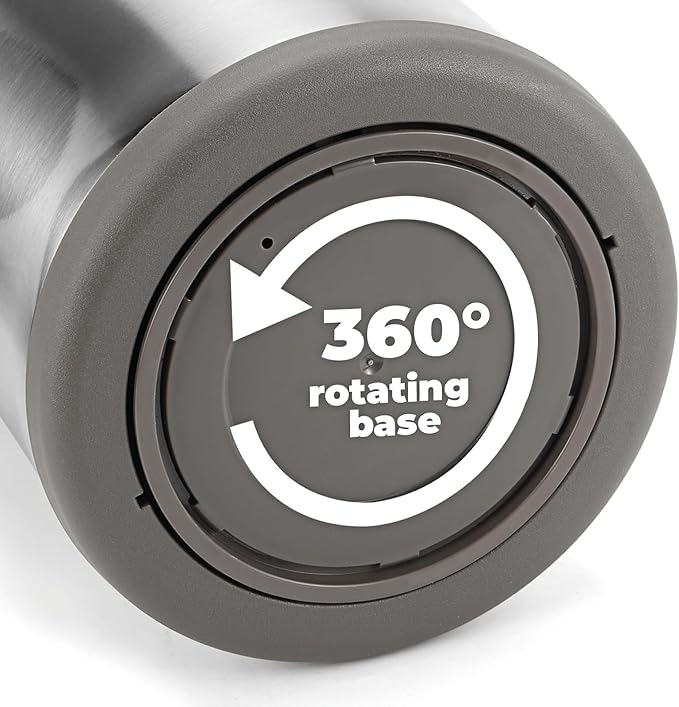 OJOJ 3L/101OZ Thermal Coffee Carafe with Pump, Thermal Beverage Dispenser, Coffee Airpot Stainless Steel Coffee Carafe for Hot Drinks Silver