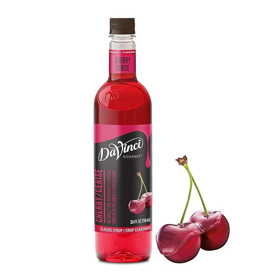 DaVinci Gourmet Classic Cherry Syrup, 25.4 Fluid Ounces (Pack of 1)