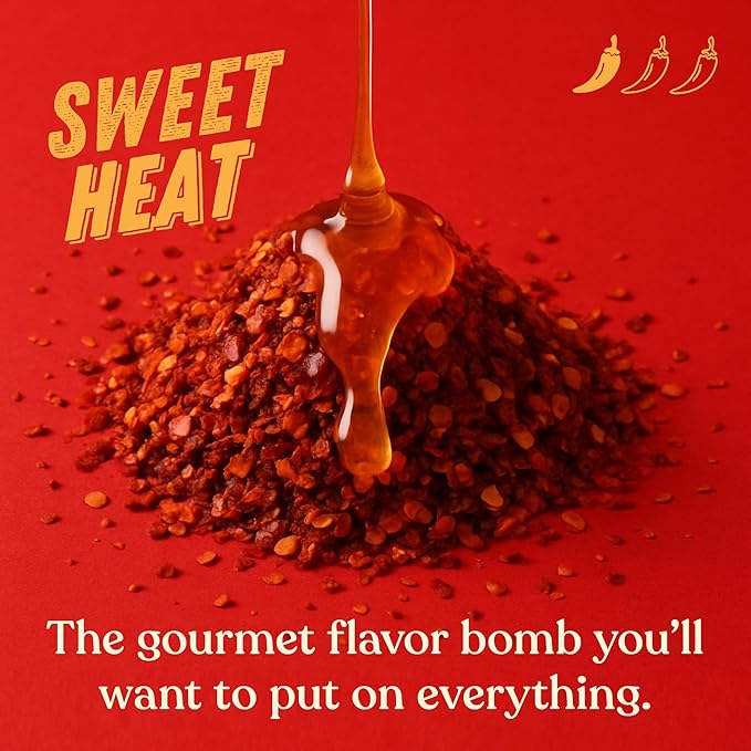 Hot Honey - Sweet Heat 100% Pure New Zealand Raw Manuka Spicy Honey MGO 100+ - Chili-Infused for Cooking & Grilling - No Added Sugar - 11.6oz Squeeze Bottle