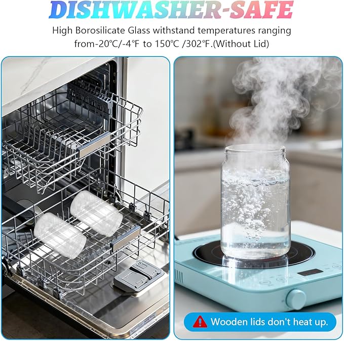 Glass Spice Jar Coffee Sugar Container Airtight Glass Jar Food Storage Canisters Bottle for Kitchen Seasoning Tea Herb Overnight Oats Bar Parfait Snacks (900ml/30oz-2 Pcs)