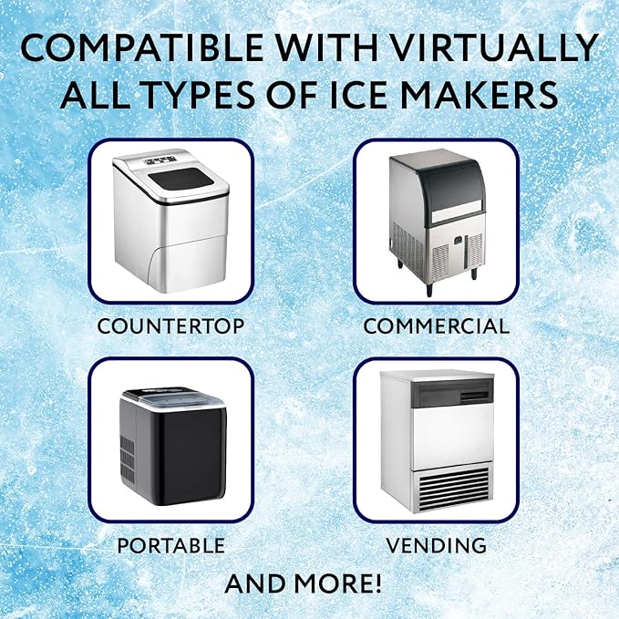 IMPRESA Ice Maker Cleaner & Descaler - 8 Fl Oz Scale Removal Liquid Descaler - Nickel-Safe Ice Machine Cleaner - Compatible with Scotsman, Manitowoc & More