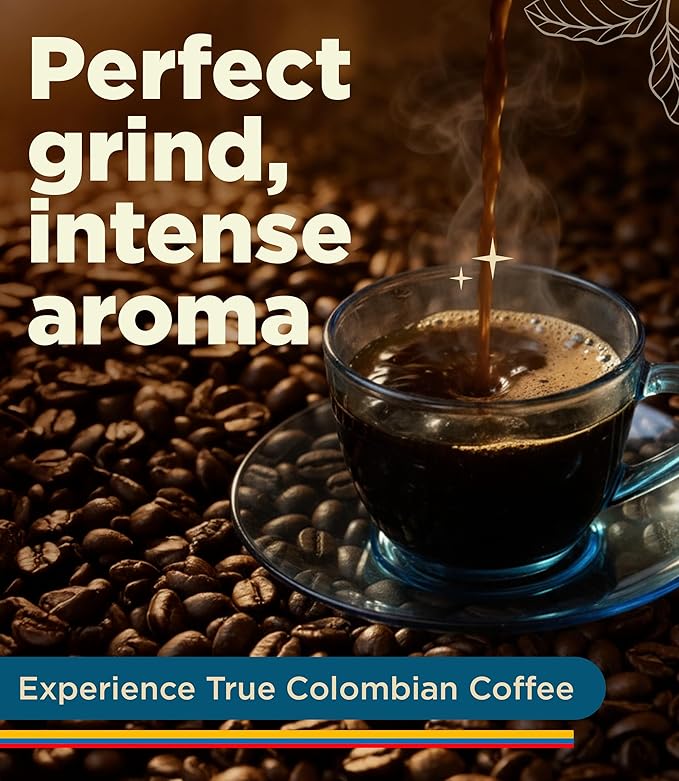 Colombian Whole Bean Coffee Medium Roast Sweet Nutty Notes Bold And Balanced Taste Handpicked Arabica Beans Fresh Roasted High Altitude Single Origin Small Batch Craft Specialty Rich Coffee Gift 12oz