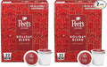 Peet's Coffee, Dark Roast Single Serve Coffee Pods - Holiday Blend 22 Count (1 Box of 22 Pods) (Pack of 2)