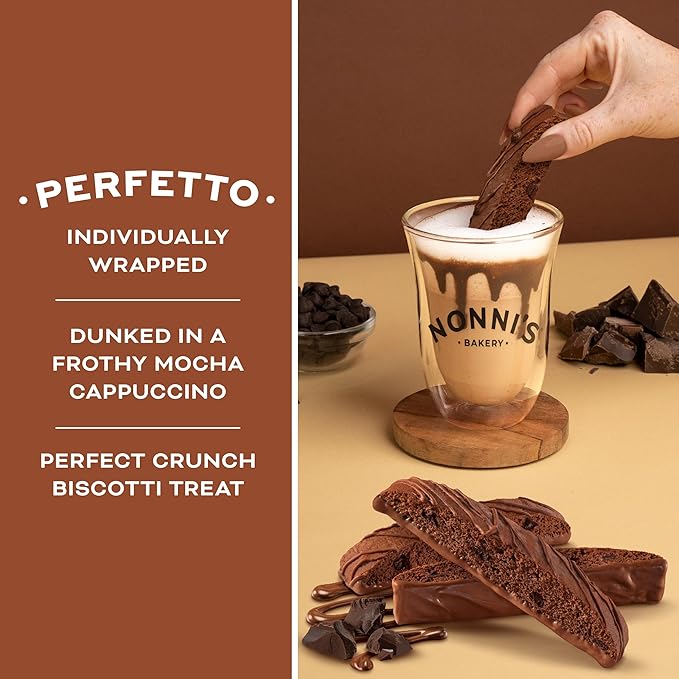 Nonni's, Triple Chocolate Biscotti, 6.88 Ounce