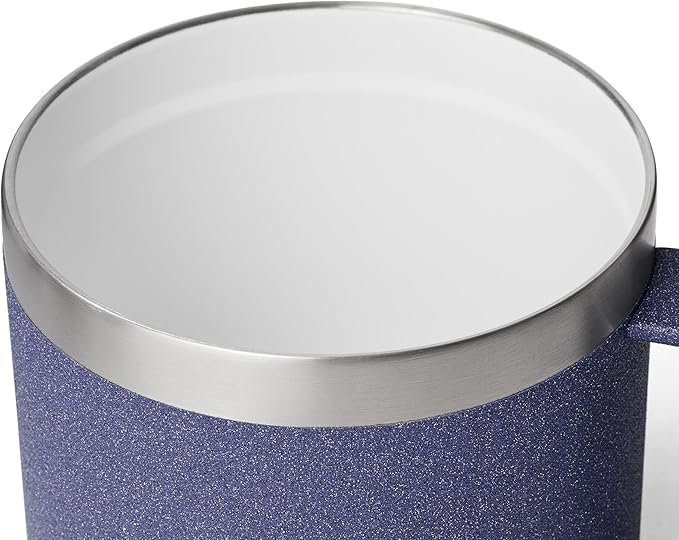 YETI Rambler 14 oz Ceramic Lined Stackable Mug, Vacuum Insulated, Stainless Steel with MagSlider Lid, Moon Dust