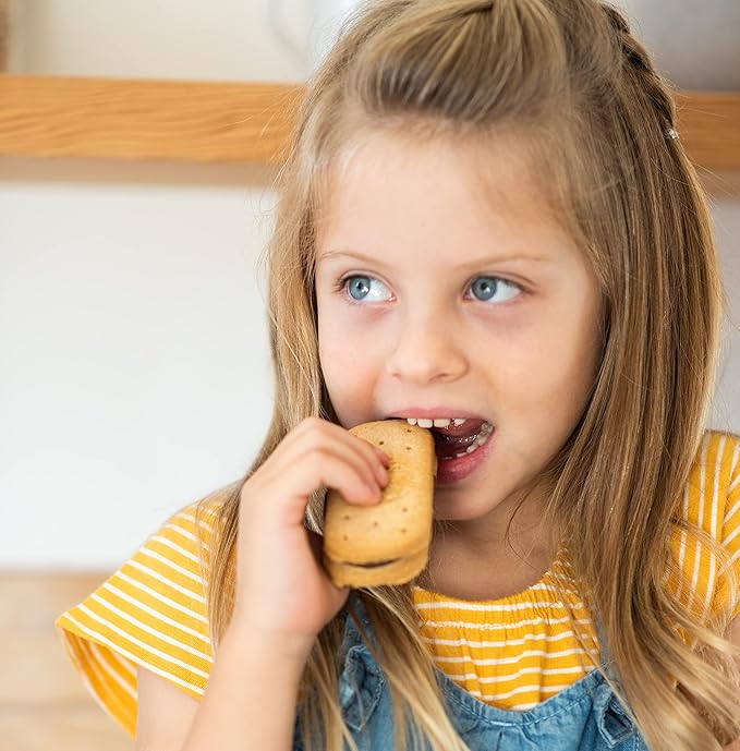 Olyra Variety Pack Sandwich Breakfast Biscuits, Healthy Snacks for Adults and Kids, Low Sugar, Organic Cookies, Office Snacks, USDA Certified, Non GMO 24 Packs