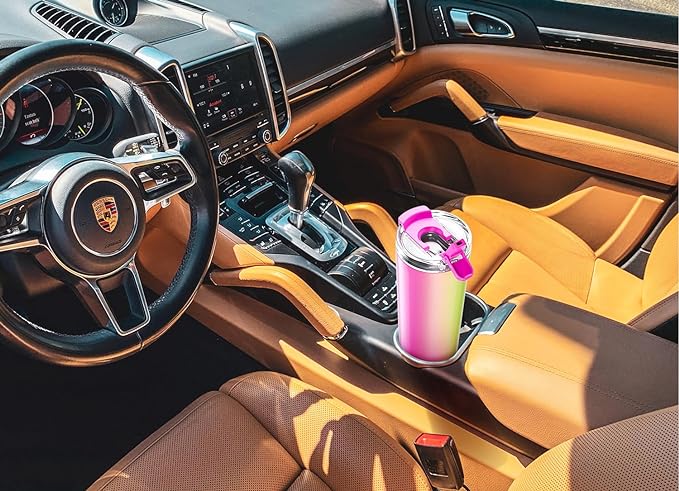 Meoky 24 oz Travel Coffee Mug with Leak-proof Lid, Stainless Steel Insulated Coffee Tumbler, Keeps Hot for 8 Hours or Cold for 24 Hours, Fits in Car Cup Holder (Night)