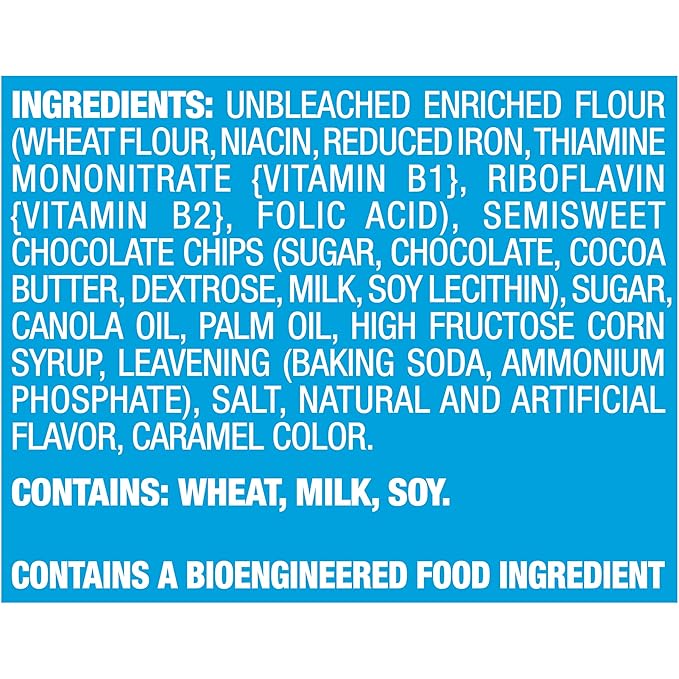 CHIPS AHOY! Original Chocolate Chip Cookies, 18 Snack Packs (2 cookies per pack)