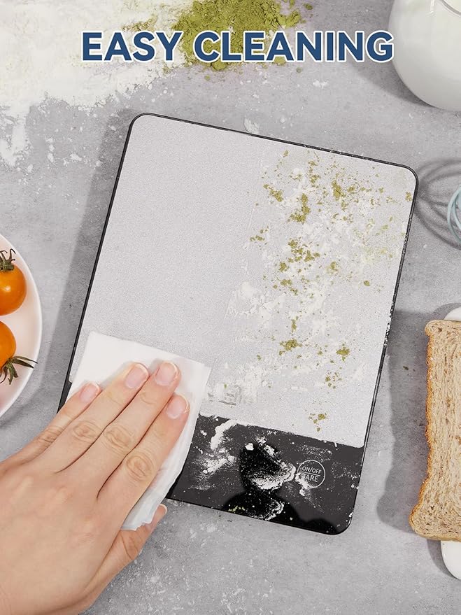 JOYHILL Food Scale, 22lb Digital Kitchen Scale Food Ounces and Grams for Weight Loss, Baking and Cooking, Premium Stainless Steel Food Weight Scale with LED Display, Batteries Included, Silver