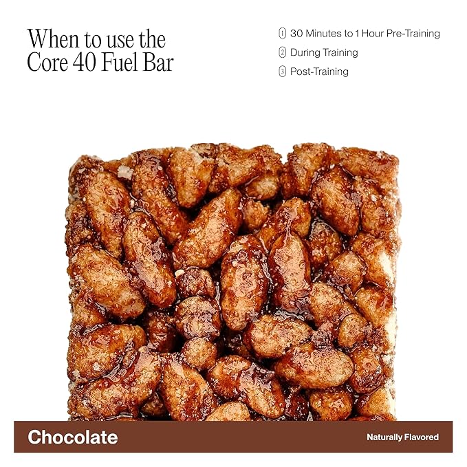 Cadence Chocolate Energy Bar - Case (50g x 12) | 40g Carb Blend with Organic Dates & Honey | Electrolytes for Hydration & Recovery | Natural Ingredients | Vegan-Friendly Fuel for Endurance Sports