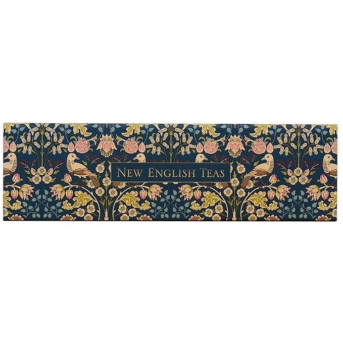 New English Teas Traditional Tea & Cookies Gift Set with 80 English Breakfast Teabags & Cornish Cookies