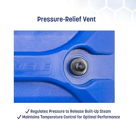 Carlisle FoodService Products 5-Gallon Insulated Beverage Dispenser, Cateraide, Food-Grade with Handles, Rugged PE Shell with PU Insulation for Coffee, Tea and Hot or Cold Drinks, Blue - Made in USA