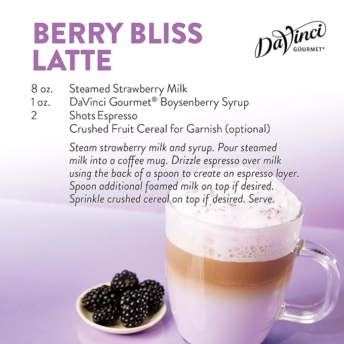 DaVinci Gourmet Boysenberry Syrup, 25.4 Fluid Ounces (Pack of 1)