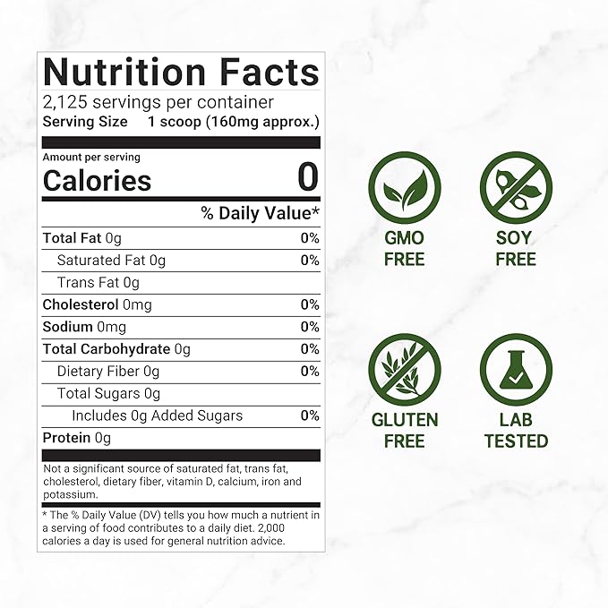 Organic Stevia Extract Powder, 12oz – Natural Sweetener & Sugar Substitute – Pure Stevia Leaf – Great for Cooking, Baking, or Drinks – No Erythritol or Additives – Non-GMO, Sugar Free, Zero Calorie